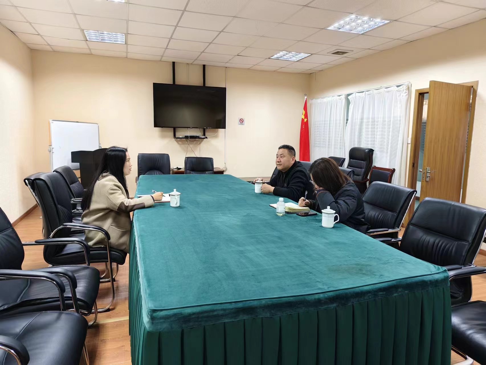 上塘街路总工会对k8.com市场发展走访调研