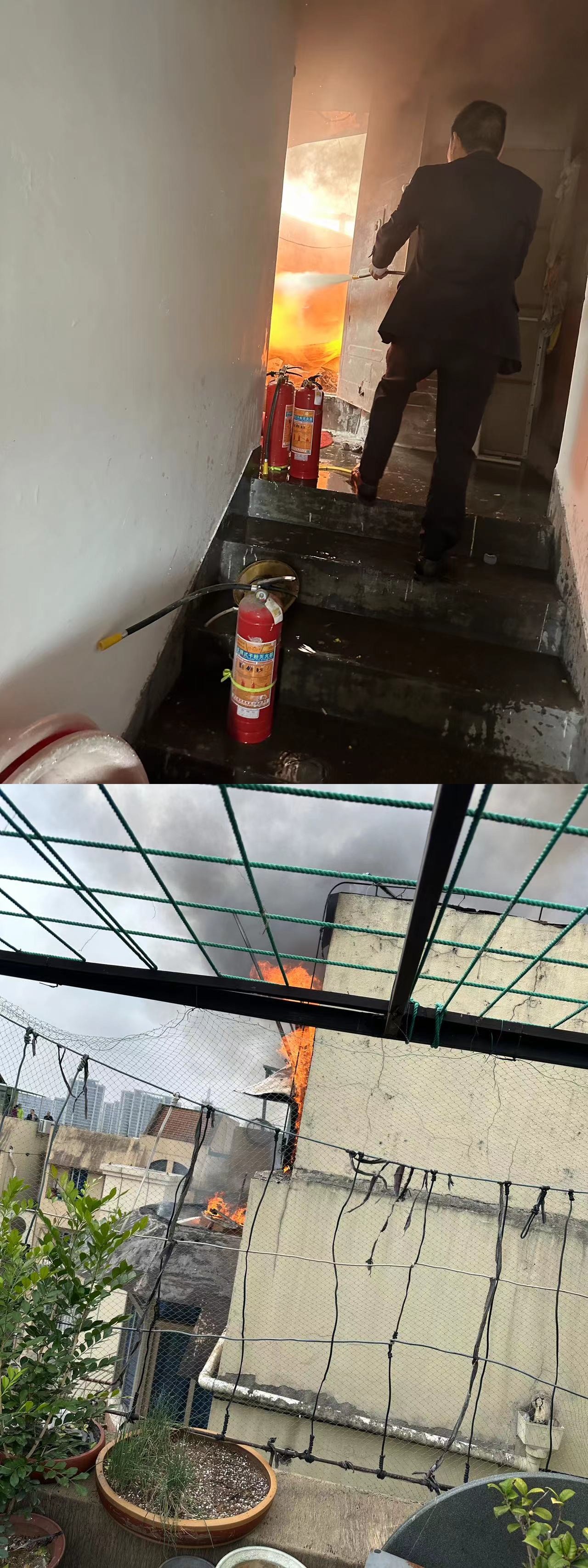 垂危出动！水晶城微型消防站立新功！