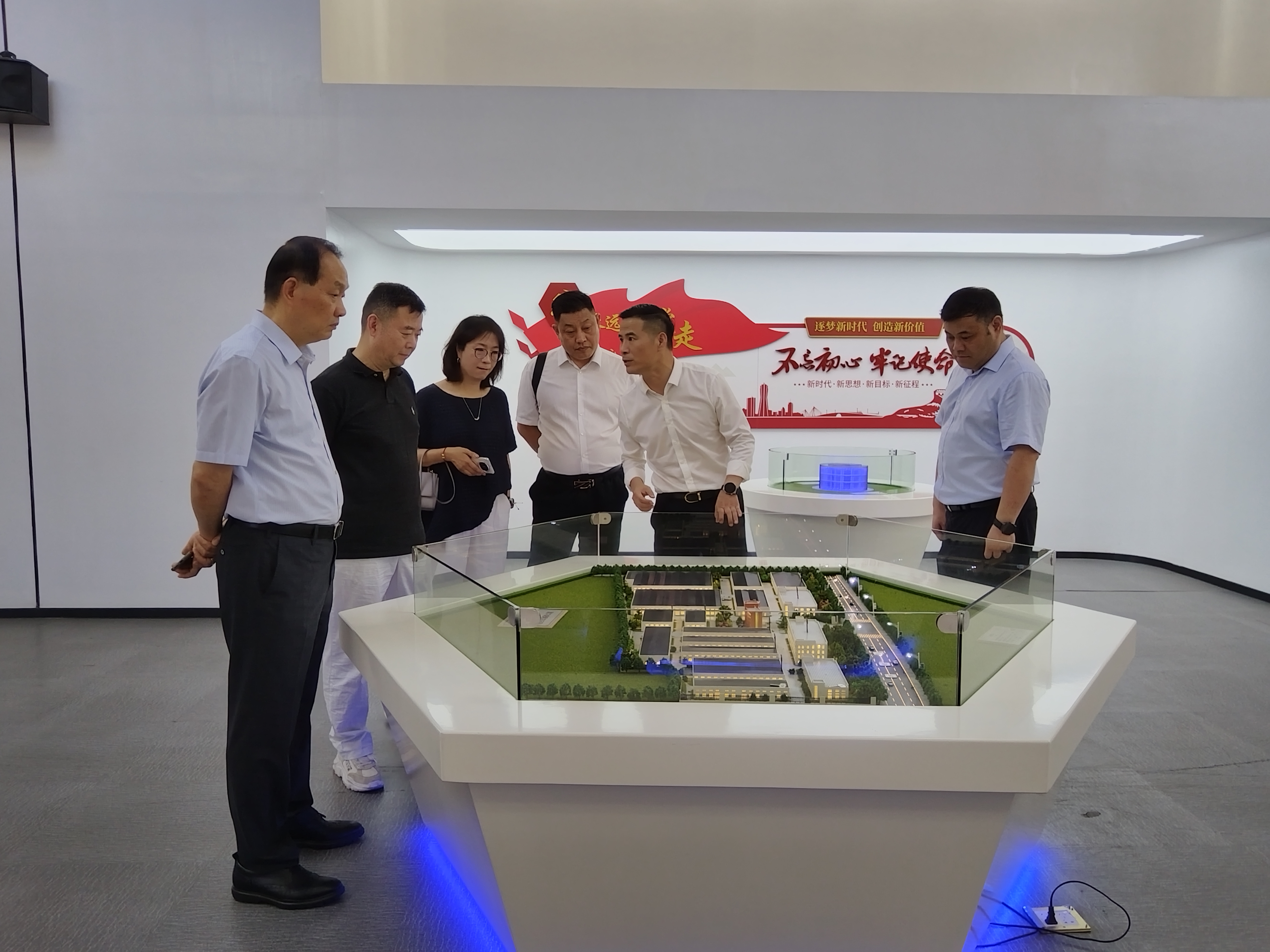 浙江游览投资集团副总经理蔡耘一行光临k8.com文创集团调研领导