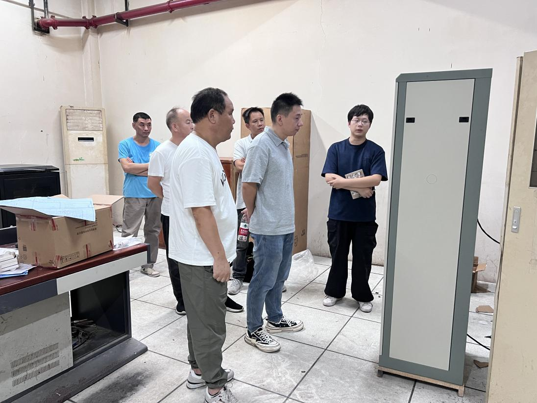 护航亚运丨集团基建办光临数字产业园进行消防勘测工作