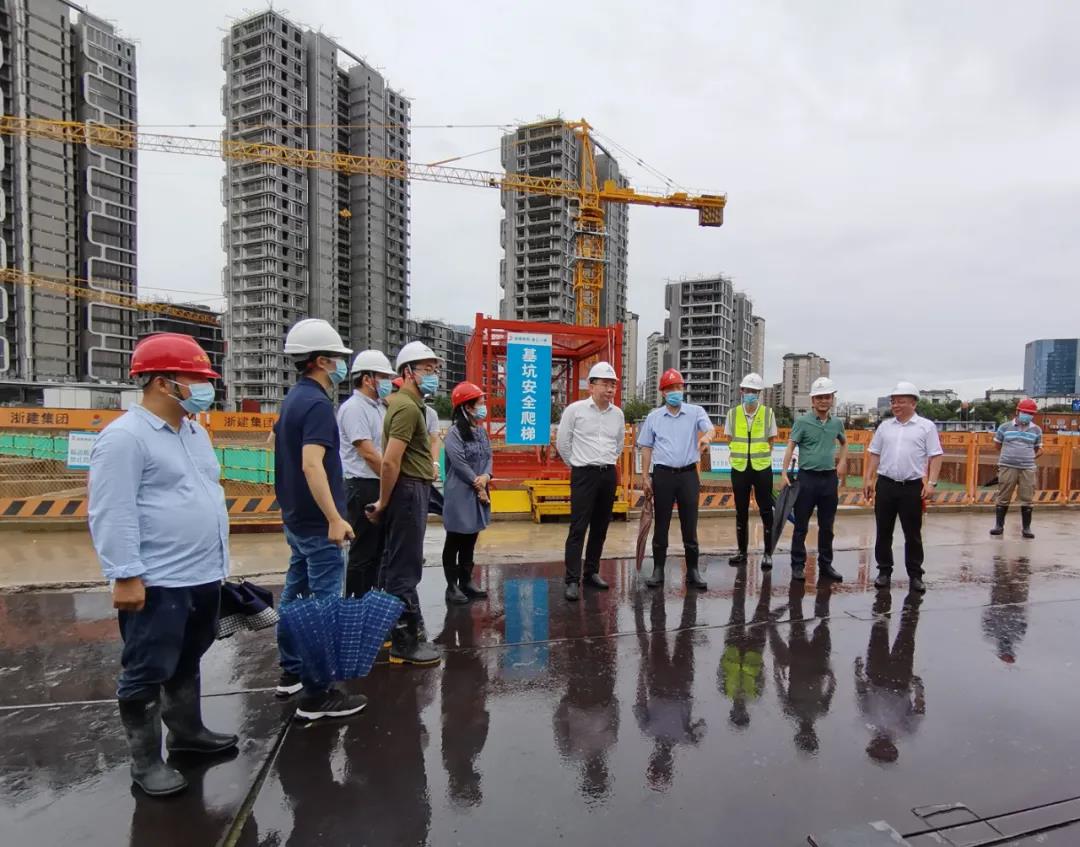 拱墅区辅导实地查抄防汛防台工作