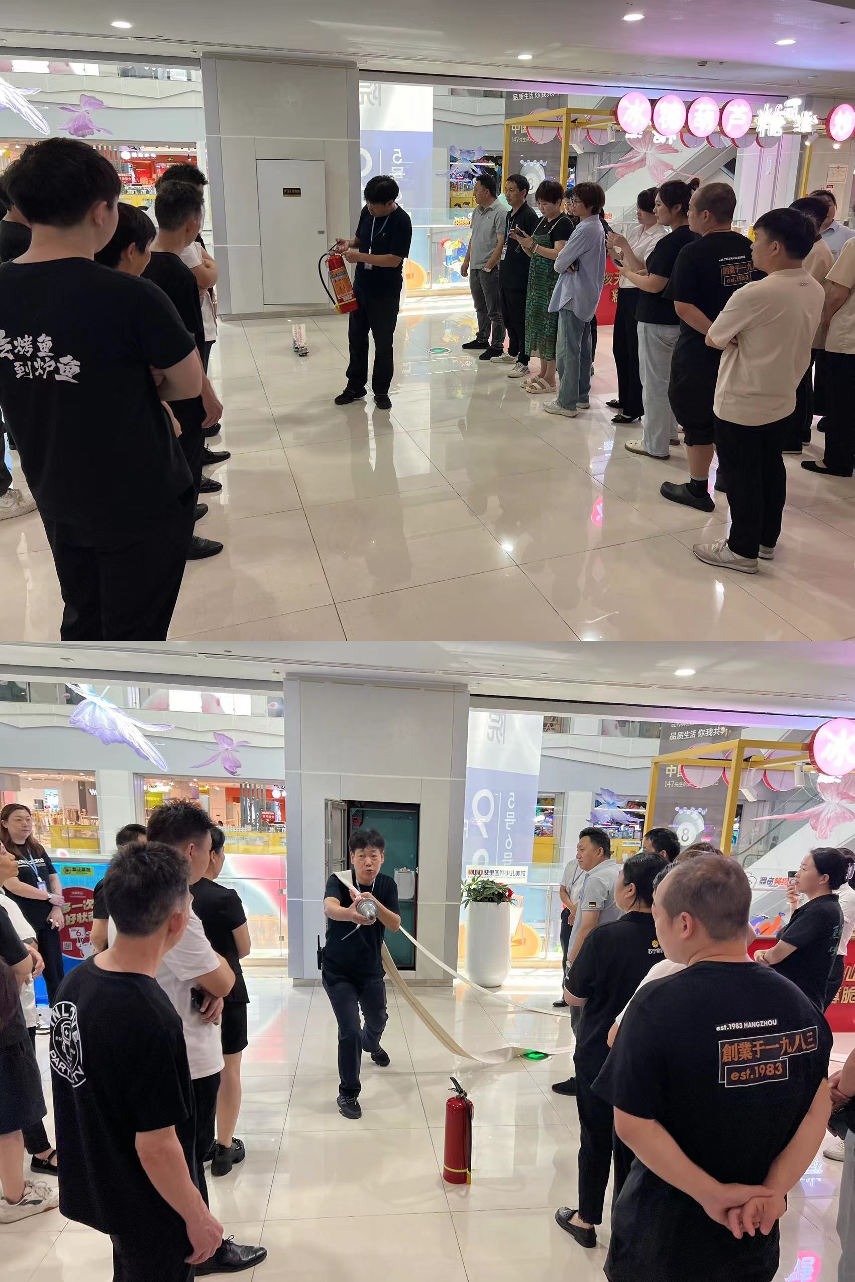 水晶城发展新入人员工消防培训，筑牢安全防线